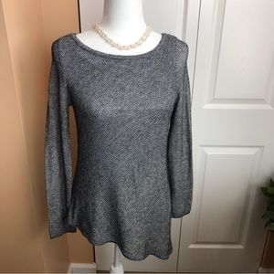 WHBM Metallic Thread Knit Sweater Size Small EUC